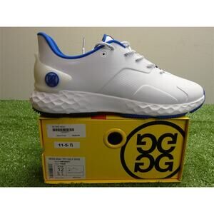 G/FORE Men's MG4+ TPU Golf Shoes 12 Snow White/Surf Blue New